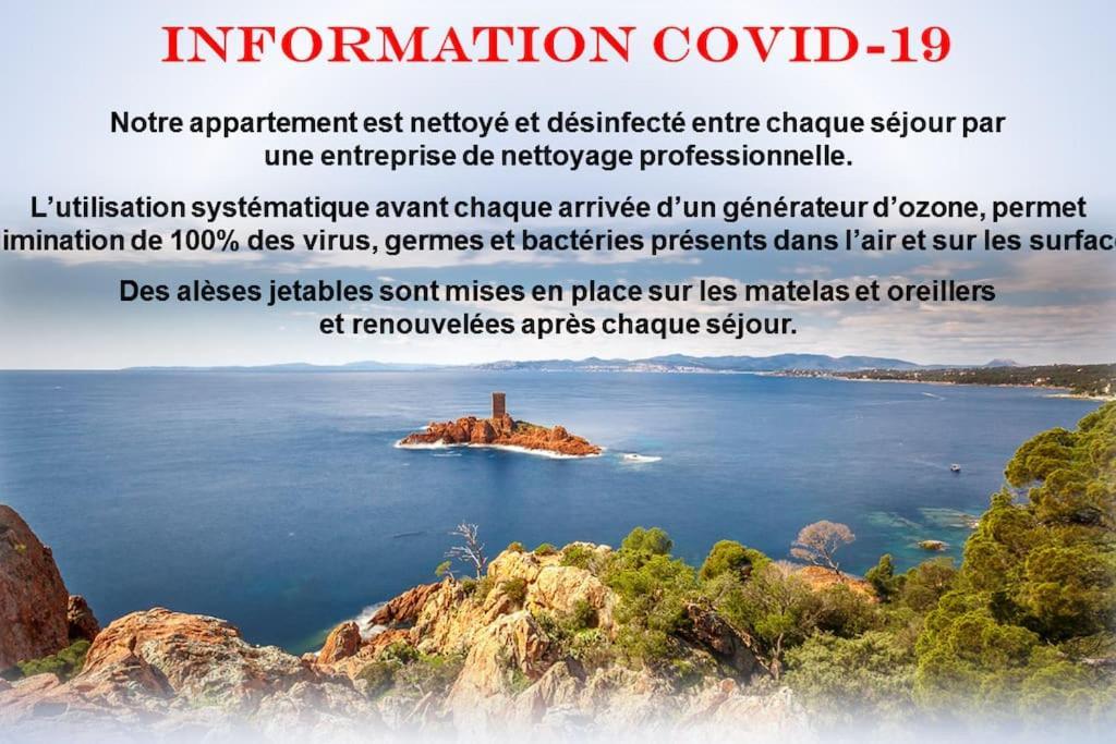 Port-Frejus, Le Paladien, Appartement 2 Pieces Climatise, Terrasse & Parking Luaran gambar